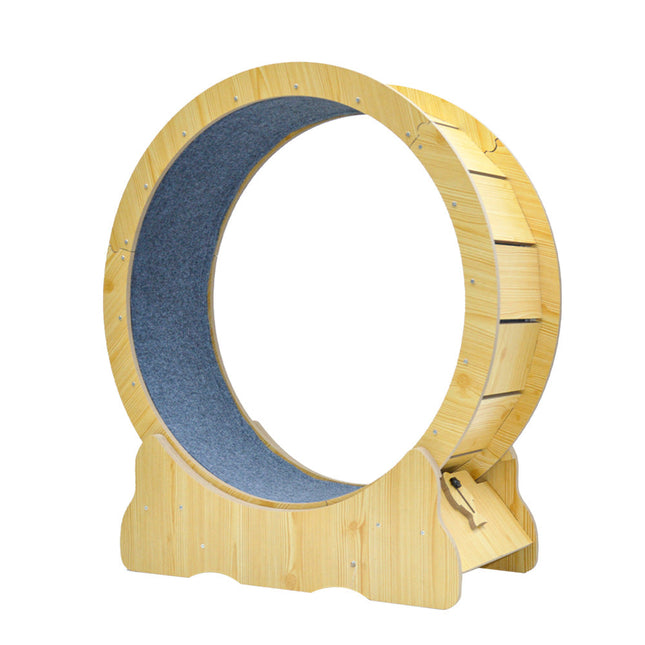 Cat Running Wheel Cat Running Wheel Ultra-Quiet Treadmill Exerciser Scratcher with Anti-Slip Carpet Detachable Runway and Safety Latch Cat Sport Runner Toy