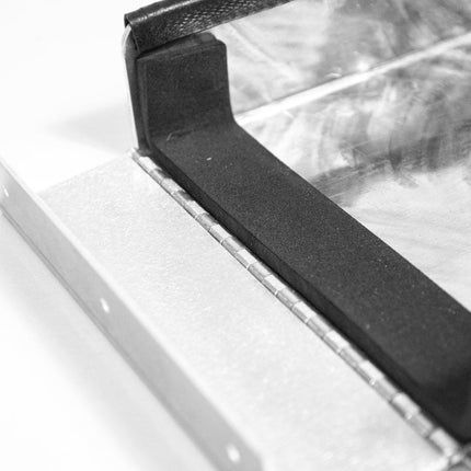 Truma Cowl Cover Silver Universal Aluminum Checker Plate External Flue Vent Spraying Console Replacement Part Fits Truma Water Heater 27x15x4cm