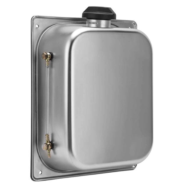 8L Petrol Fuel Tank Stainless Steel Diesel Fuel Tank Portable Diesel Container Backup Petrol Storage Tank For Truck Van External Fuel Tank