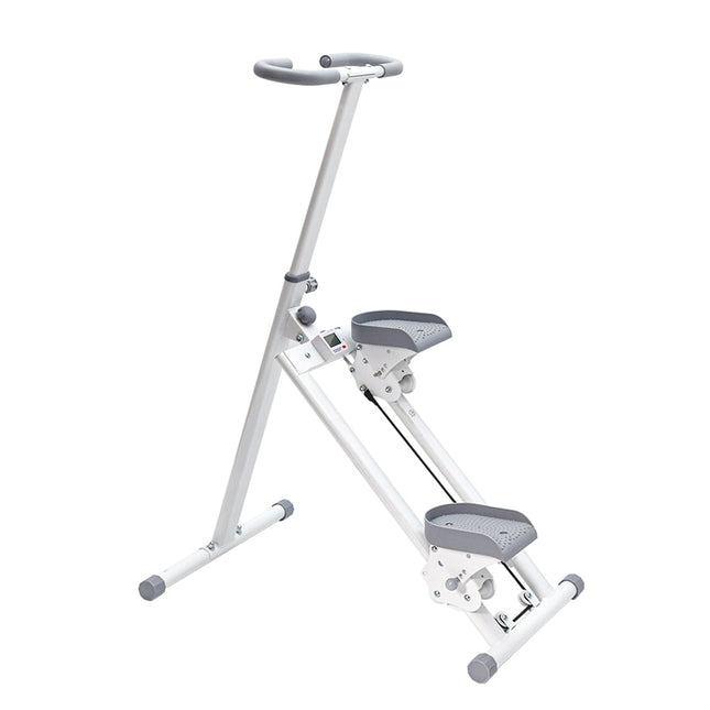Foldable Stair Stepper for Home Gym Exercise Height Adjustable Vertical Climber Machine 150kg Loading Capacity with Digital Display for Full-Body Workout