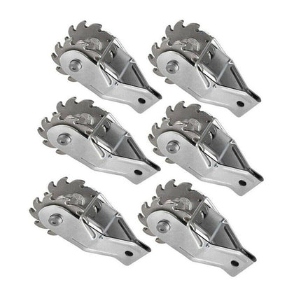50 Pack Inline Cliplock Wire Strainer Aluminum Alloy Heavy Duty Wire Ratchet Tensioner for Electric Fence