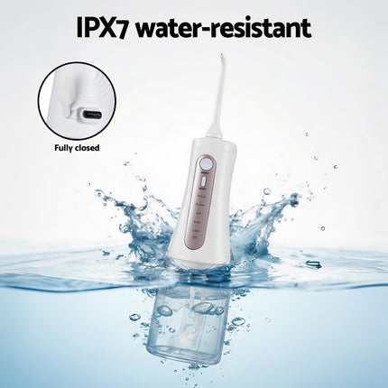 Devanti Cordless Water Flosser Dental Oral Irrigator White