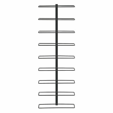 Artiss Wall Mounted Wine Rack 9 Bottles Display Storage Organizer Metal Black