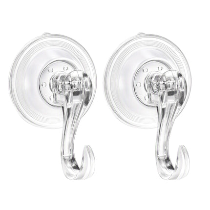 Jingle Jollys 2x Suction Cup Hooks Heavy Duty Christmas Wreath Hanger Window 5kg