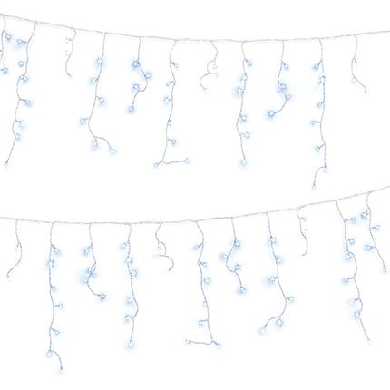 Jingle Jollys 32M Christmas Lights Solar Icicle String Lights 960 LED Cool White