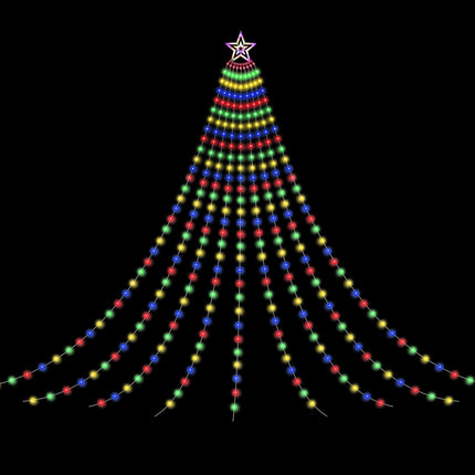 Jingle Jollys 3.8M Christmas Lights Waterfall String Light 340 LED