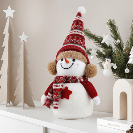 Jingle Jollys Christmas Snowman Handicraft Ornaments Party Decorations 35cm